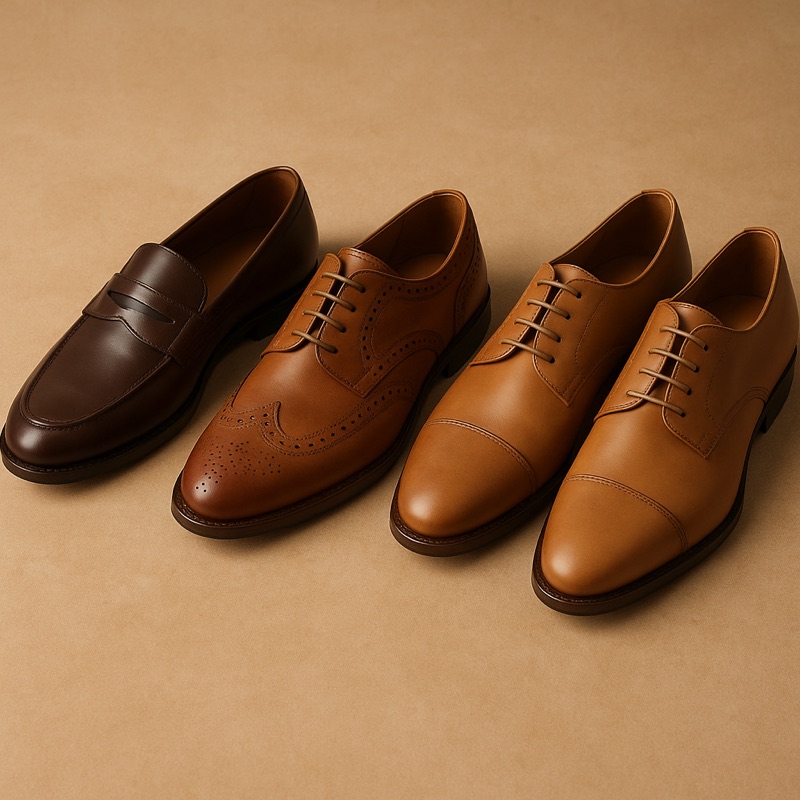Men's leather shoes